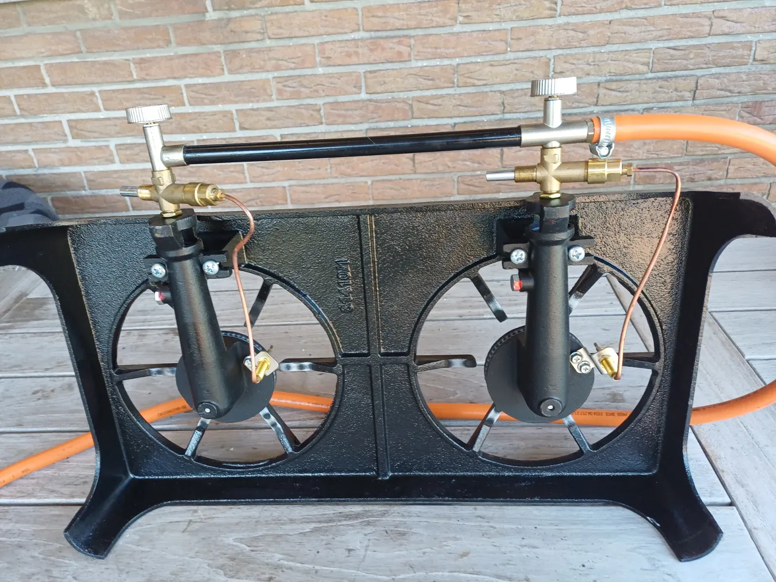 Kookvuur gas 2 bekken