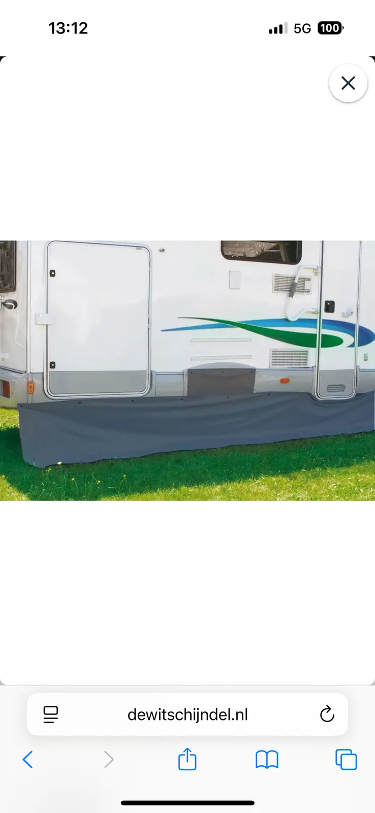 Tochtstrook fiamma 550 cm