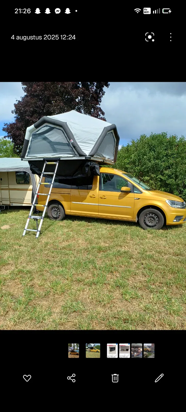 Fjordsen air xl daktent